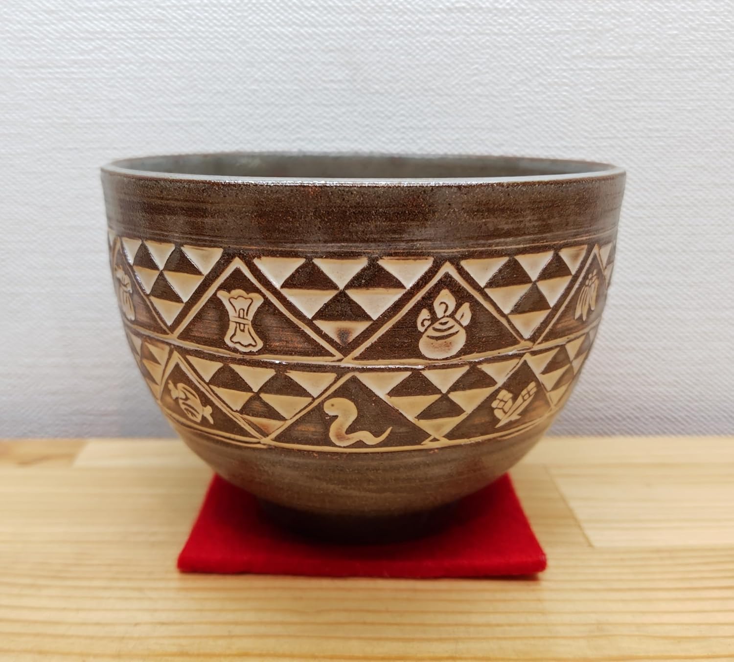送料込【逢絢亭・新品】茶道具 2025年干支茶碗 京焼 鱗紋 宝尽 今岡妙見 逢絢亭】茶道具 茶碗 抹茶碗 抹茶茶碗 2025年干支茶碗 京焼 鱗紋