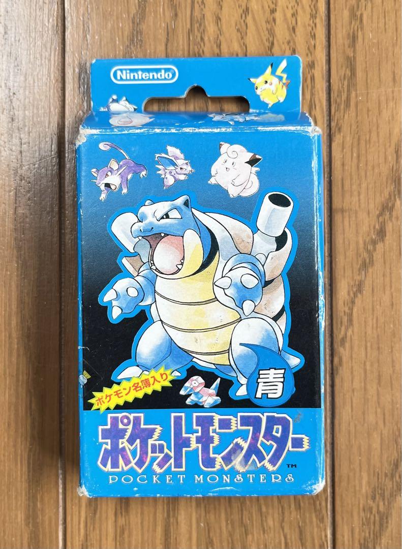 希少 ポケモントランプ 初代 ポケットモンスター青 54枚（うちジョーカー2枚） 希少 ポケモントランプ 初代 ポケットモンスター青 54枚（うち