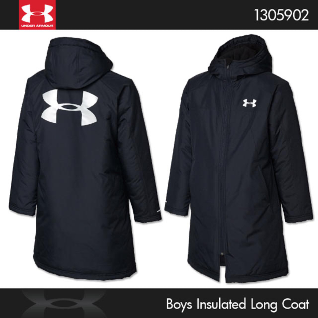 under armor アンダーアーマー ベンチコート YXL ブラック un1825ec030107_1.jpg