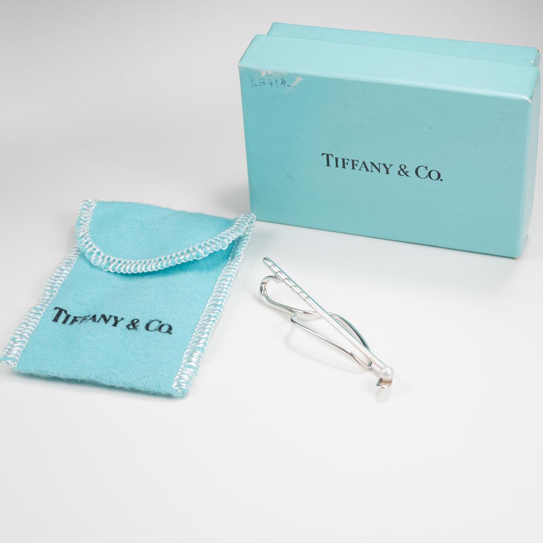Tiffany ティファニー シルバー925×真珠 ゴルフクラブ ネクタイピン WEB限定】 Tiffany ティファニー シルバー925×真珠 ゴルフクラブ