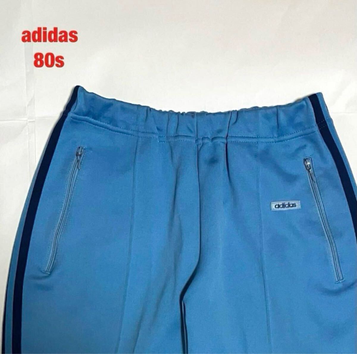 80s adidas アディダス トラックパンツ デサント 5号 希少】80s old adidas トラックパンツ ジャージ デサント 5号