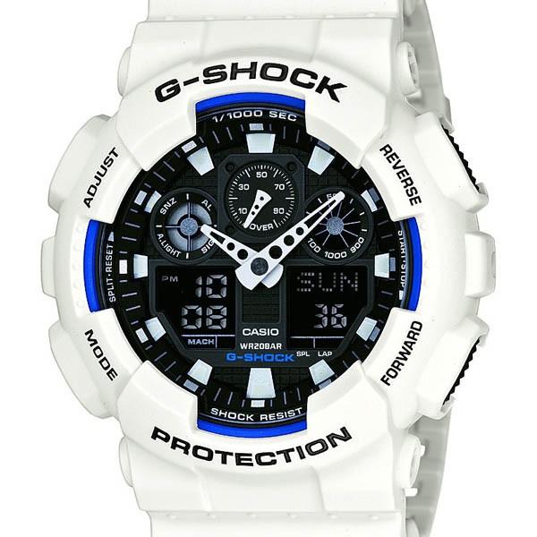 GA-100B-7AJF CASIO カシオ G-SHOCK 白 ホワイト ジーショック