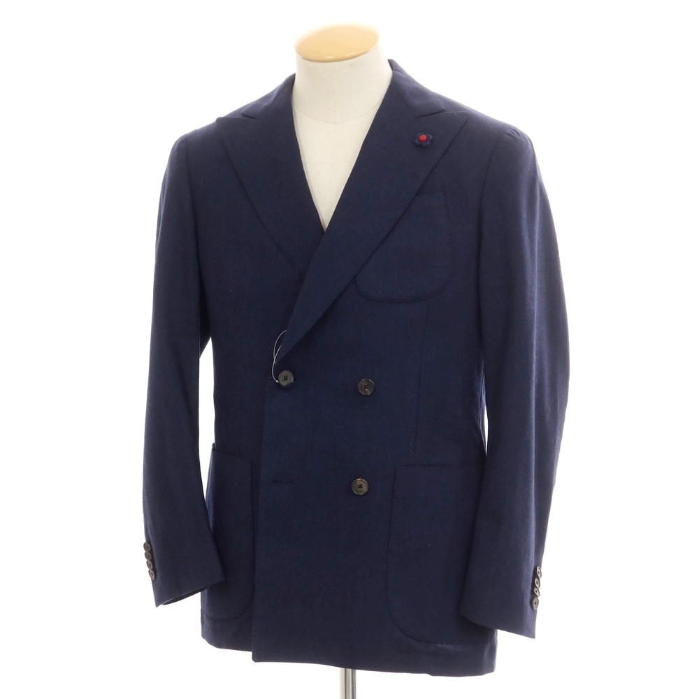 LARDINI ネイビー テーラードジャケット 44 44サイズの方必見のラルディーニネイビージャケット - Jedia