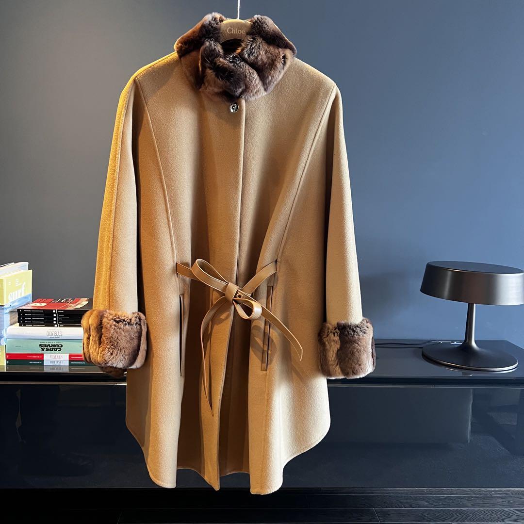 Loro Piana ザルツブルグ ケープ カシミヤ チンチラ（Loro Piana