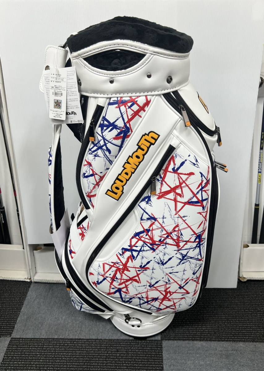 ラウドマウス　アスリート　ゴルフキャディバッグ　スタンド式　約9.5型　4分割 LOUDMOUTH 【2023秋冬新色】LOUDMOUTH GOLF ラウドマウスゴルフ