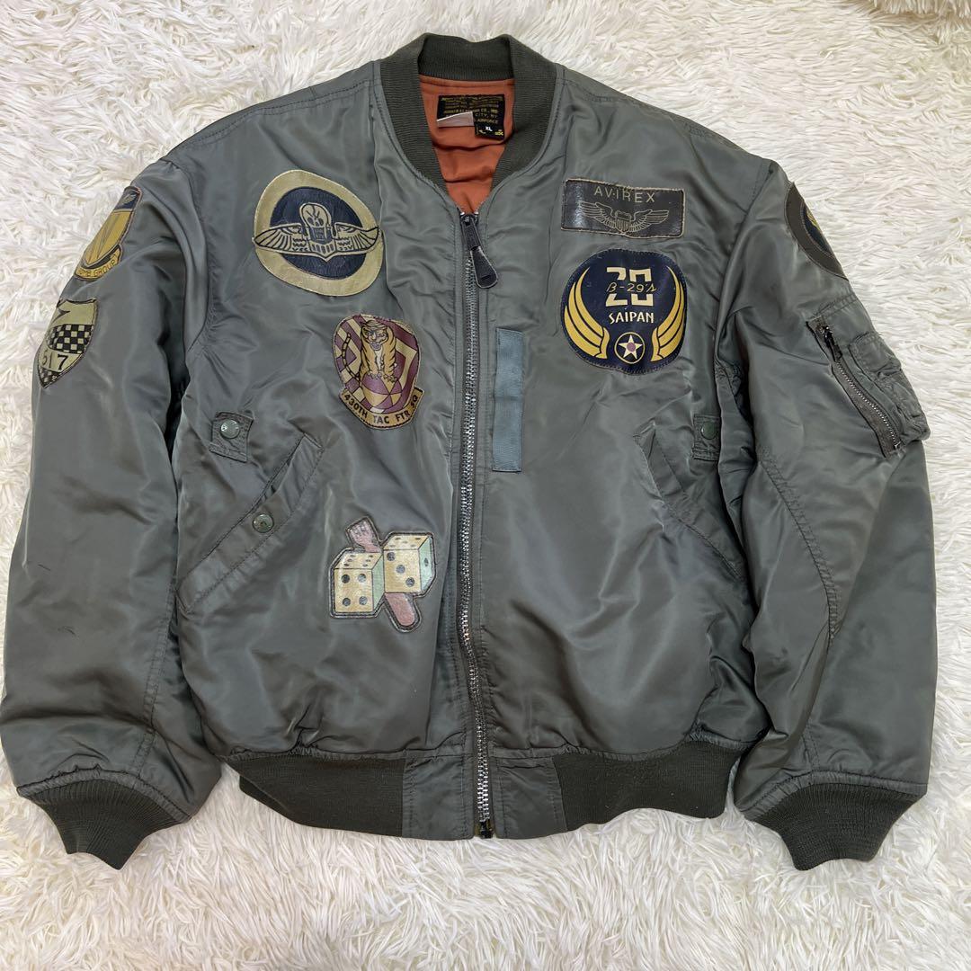 AVIREX トップガンモデル MA-1フライトジャケット 長渕剛着用 M AVIREX アヴィレックス MA-1 TOP GUN エムエーワン トップガン