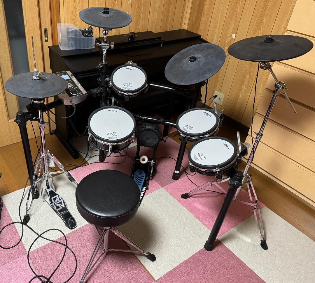 ローランドROLAND TD-9KX2 中古V-Drums 他追加部品 送料込み