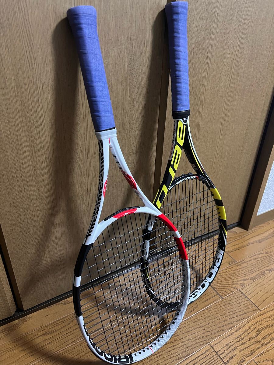 テニスラケット Babolat ピュアストライク(G3) / アエロ(G2) 2本