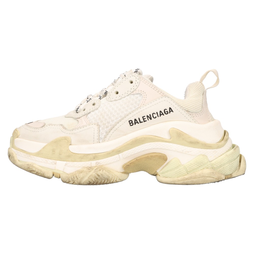 BALENCIAGA バレンシアガ 総レース エコレザー× ノースリーブニット  サイズ:34  ホワイト  レディース  トップス BALENCIAGA バレンシアガ 総レース エコレザー× ノースリーブ