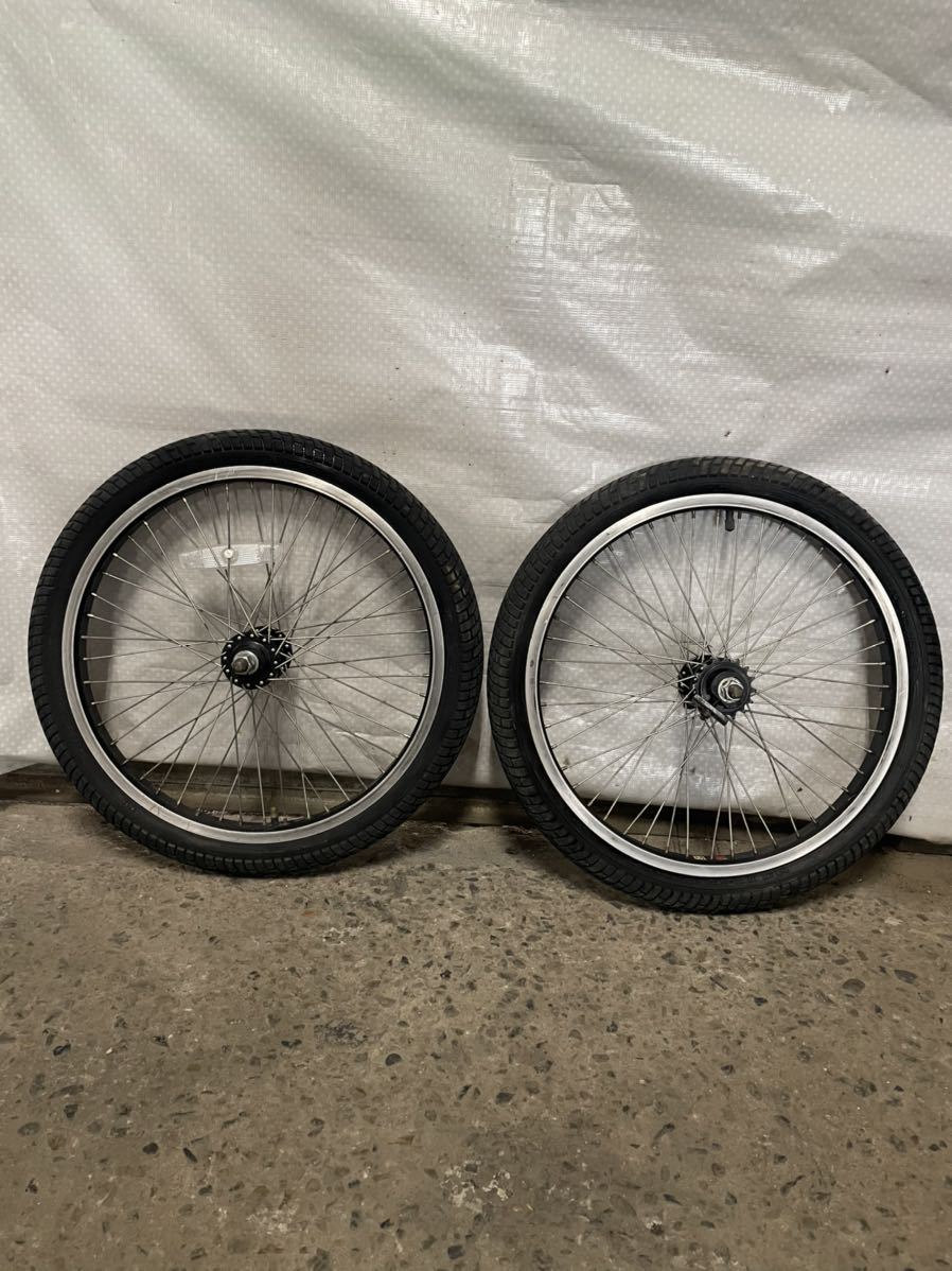 SUN RIMS ZX25 自転車 前後ホイール 20X1.95 前後セットMBS ATB