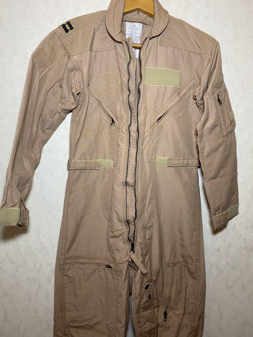 米軍実物　CWU27  フライトスーツ　世田谷ベース 米軍実物CWU 27/P Nomex Sage フライトスーツ / ミリタリー