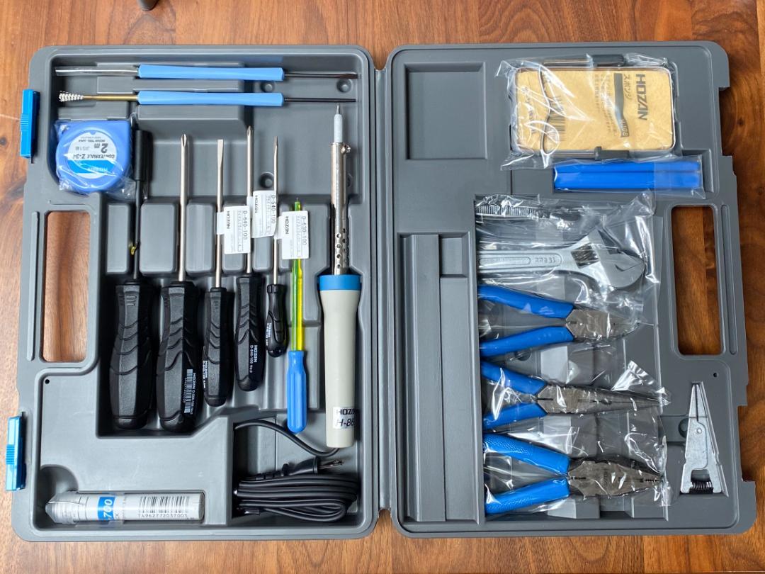【新品】【ホーザン】工具セット S-80【工具 78点セット】 S-80 工具セット【HOZAN】 ホーザン株式会社