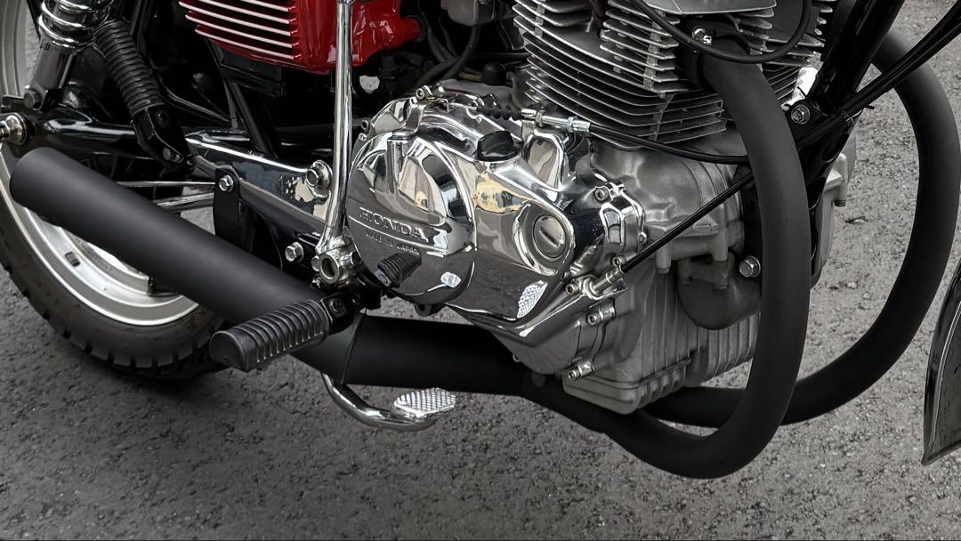cb250t BEETタイプ マフラー（ホーク バブ cb250t メガホン