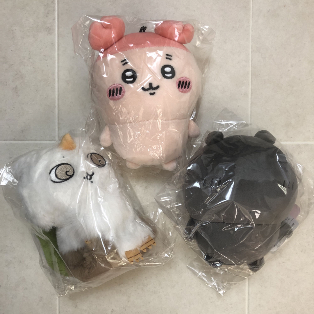 3点 ちいかわ ぽてたまぬいぐるみ あのこ 古本屋 グレーの子