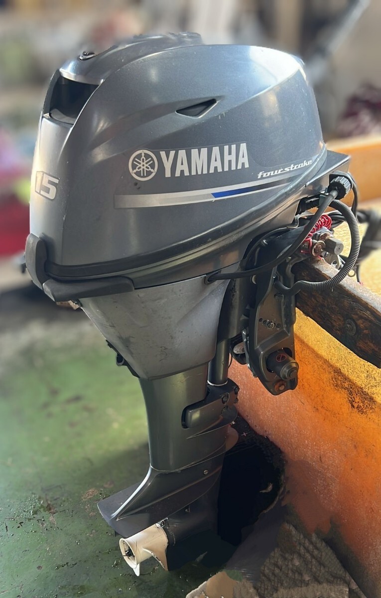 船外機 15馬力 YAMAHA F15CEHP 2015 ヤマハ発動機 鳥取県境港市 手渡し歓迎 船外機 15馬力 YAMAHA F15CEHP 2015 ヤマハ発動機 鳥取県境港市