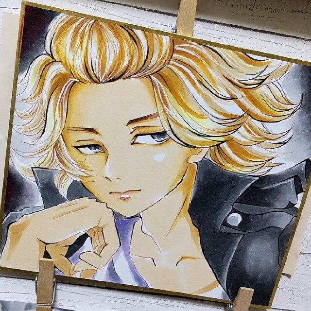 東京卍リベンジャーズ 手描きイラスト ファンアート 佐野万次