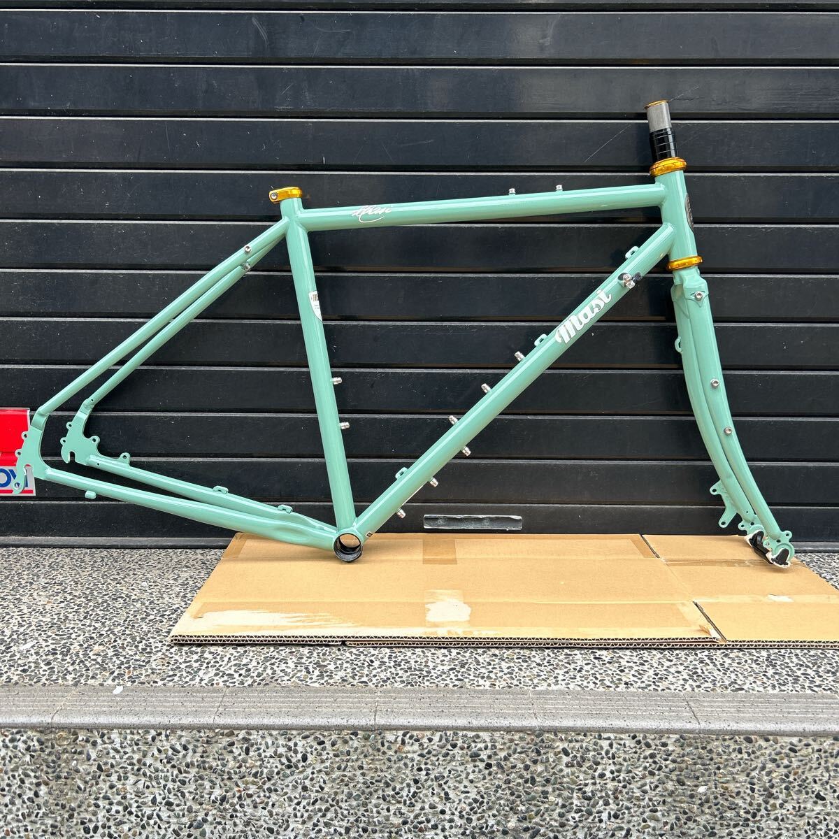masi Catalina グラベル クロモリ ロードフレーム 490mm 未使用品・完成車外し品 masi Catalina グラベル クロモリ ロードフレーム 490mm 未使用