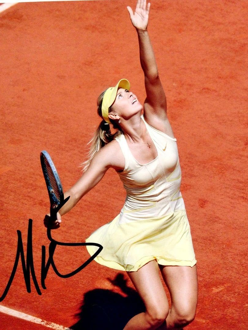 マリア・シャラポア直筆サイン入り超大型写真…Maria Sharapova Amazon.co.jp: マリアシャラポワ 直筆サイン入りフォト テニス