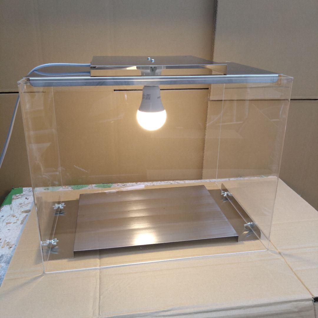 アクリル製　食品ショーケース　LEDランプ付　焼鳥　ホットドック　夏祭り　盆踊り アクリル製 食品ショーケース LEDランプ付 焼鳥 ホットドック 夏