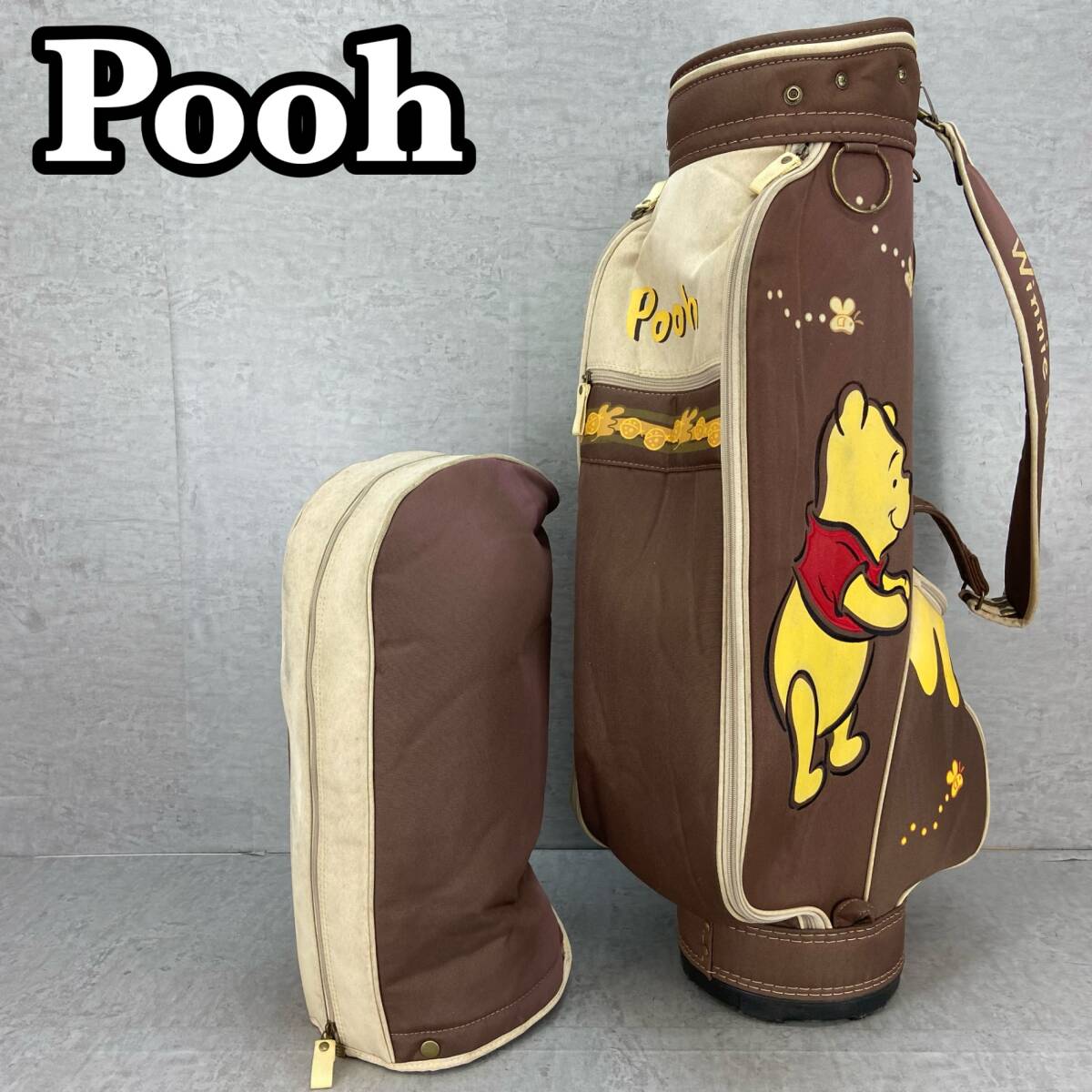 くまのプーさん　ウィニー・ザ・プー　ゴルフ　キャディバッグ　ディズニー Winnie the Pooh くまのプーさん ゴルフ キャディバッグ カート