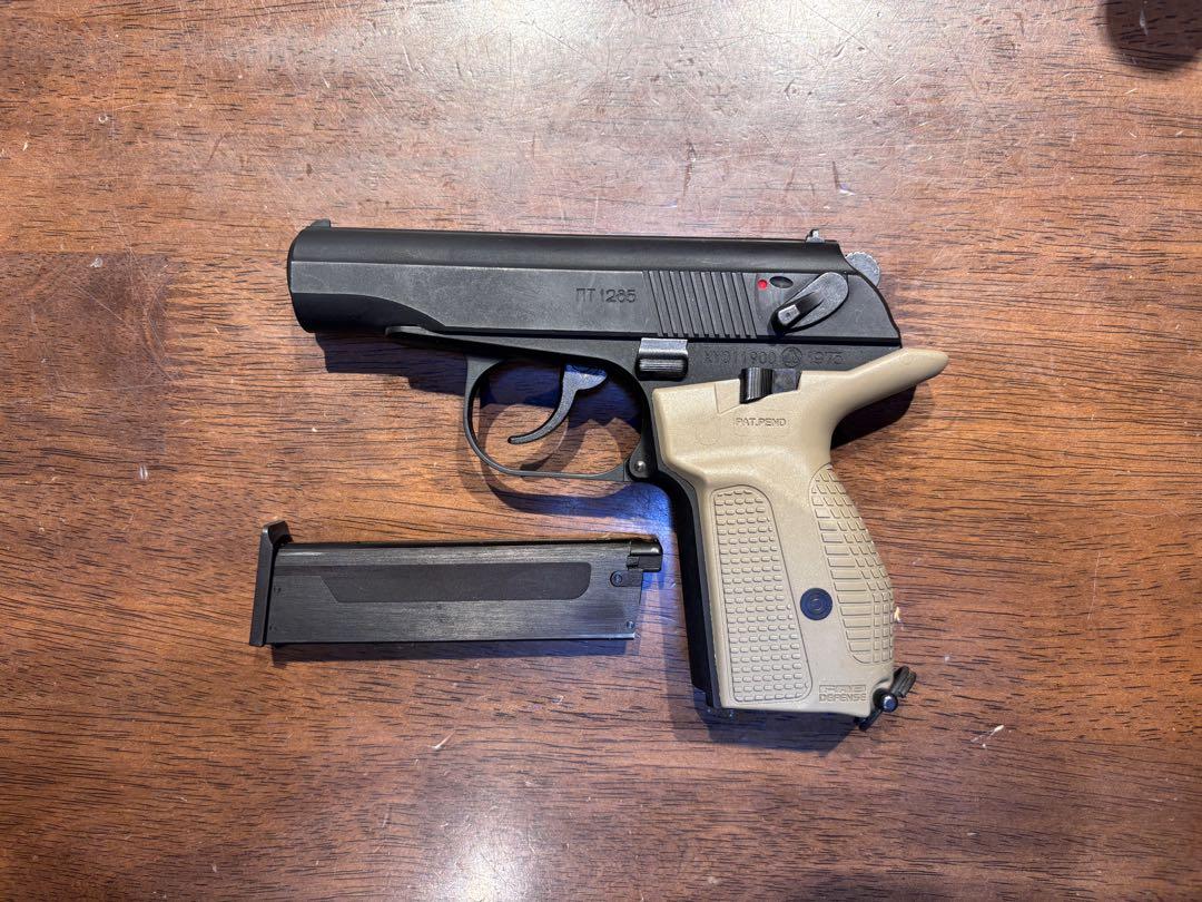 KSC マカロフPMG HW FAB製 実 グリップ Amazon | 2点セット KSC マカロフ PMG HW ガスガン 実銃用 FAB