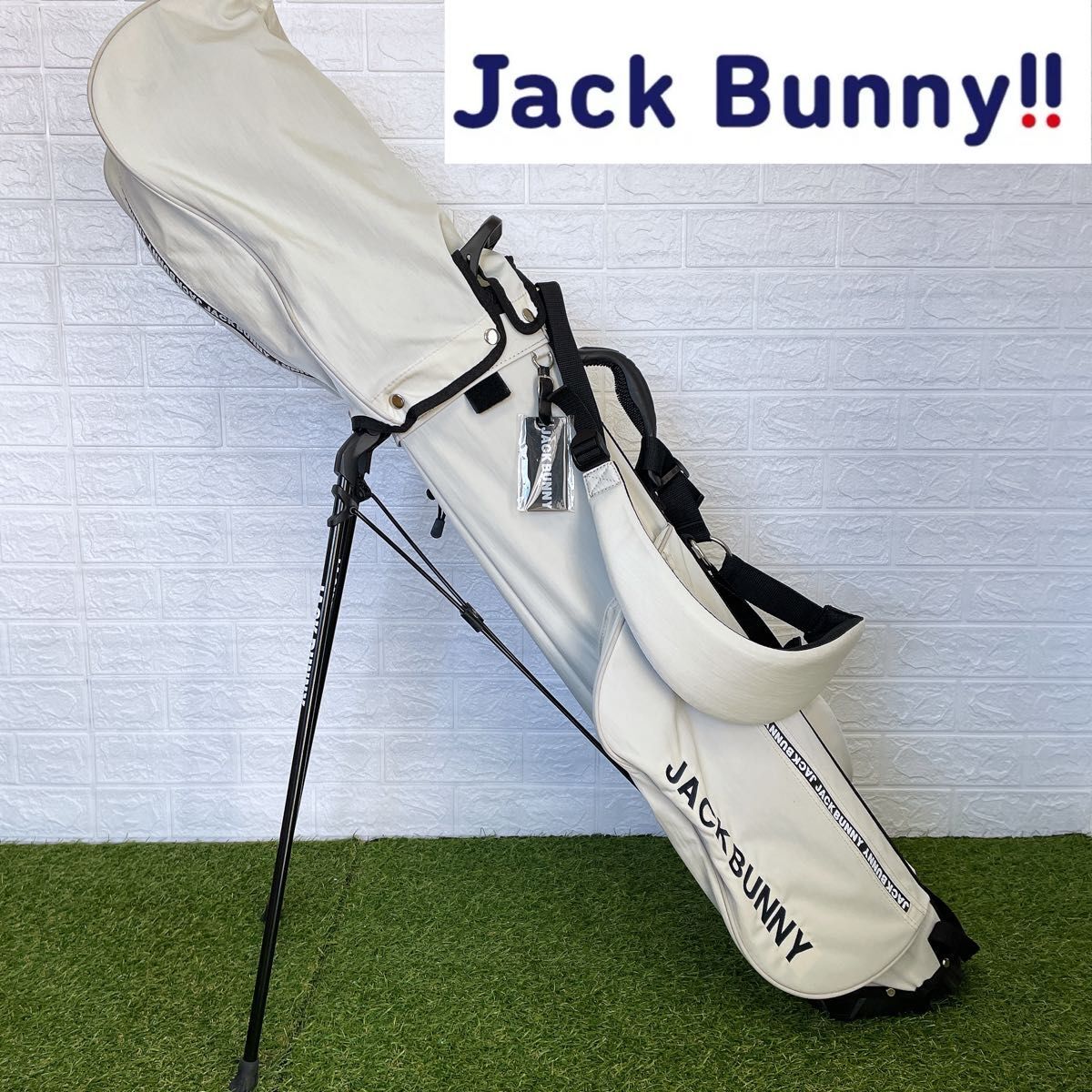 美品】ジャックバニー 軽量スリム スタンド キャディバッグJACK