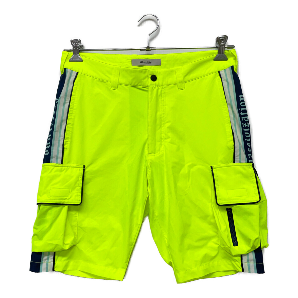 coco 中古 ラッセルノ RUSSELUNO メンズ ハーフパンツ 5(L) ネオンイエロー カーゴパンツ coco 中古 ラッセルノ RUSSELUNO メンズ ハーフパンツ 5(L
