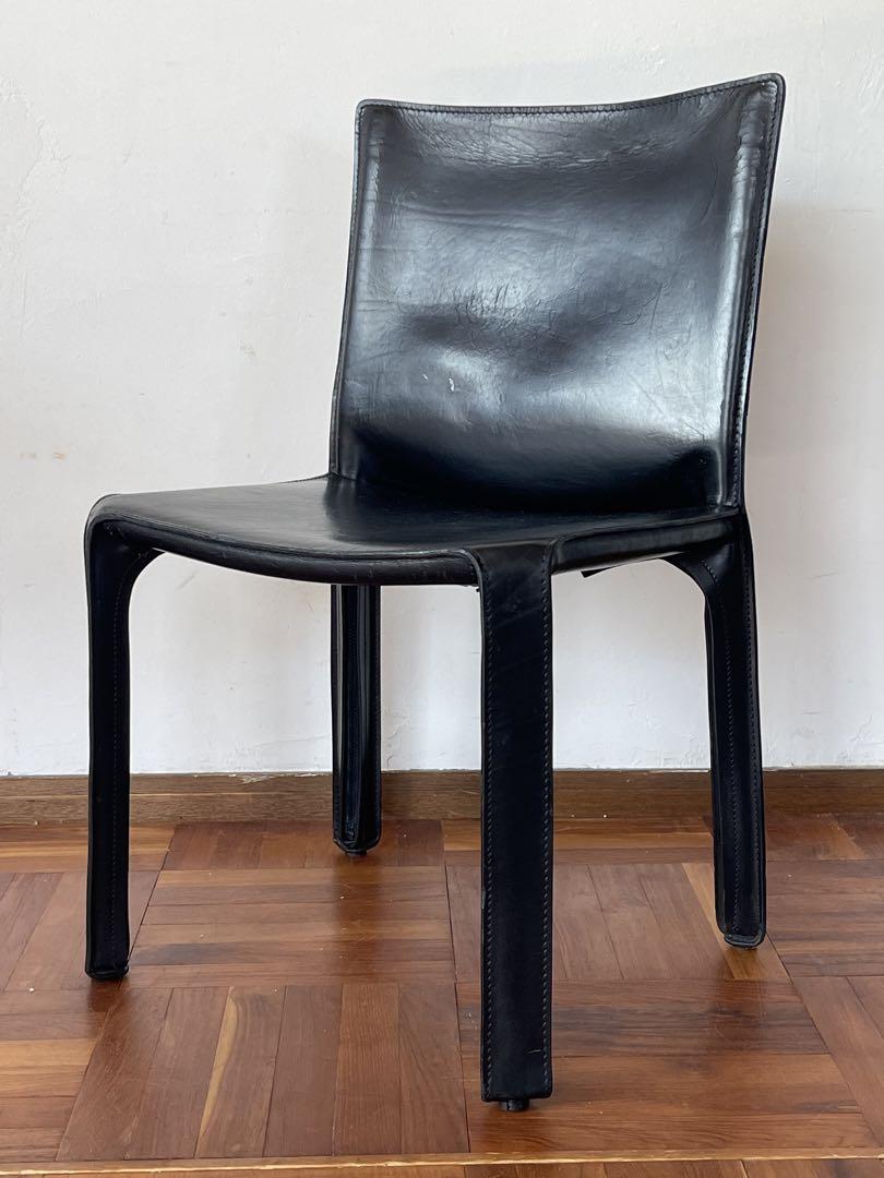 Cassina マリオ・ベリーニ CAB 412 チェア ブラック 1 413 CAB（キャブ アームチェア） Cassina | カッシーナ・イクスシー