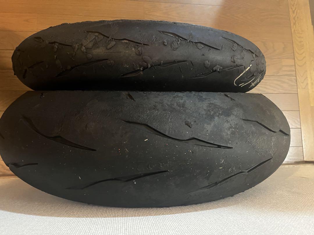 中古】前後R11 室内保管F120/600R17 R180/640R17 （ブリヂストン