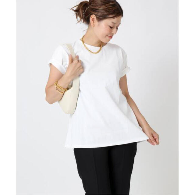 Deuxieme Classe【CELERI/セルリ】AラインTシャツ ホワイト