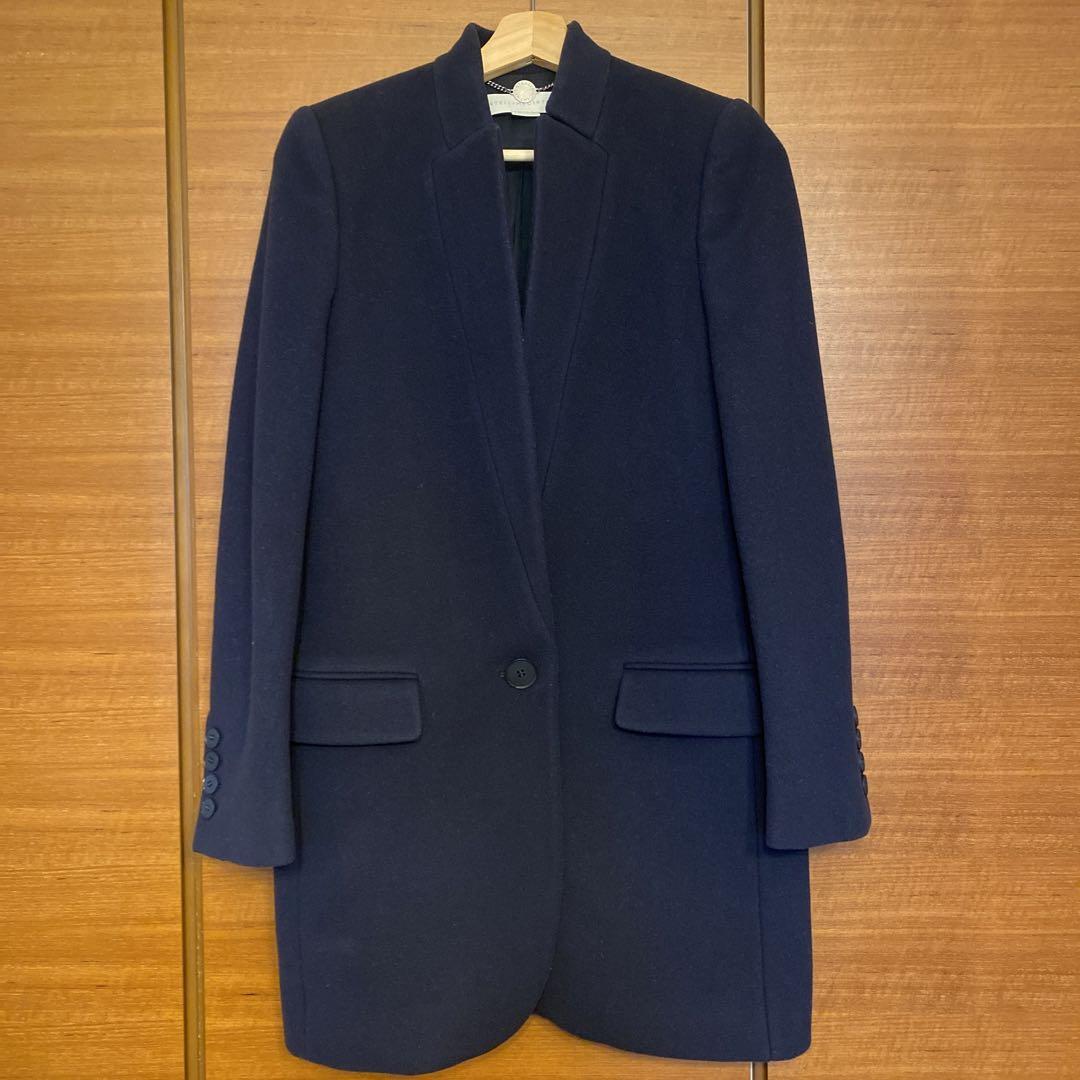 STELLA McCARTNEY ステラマッカートニー コート ネイビー 38