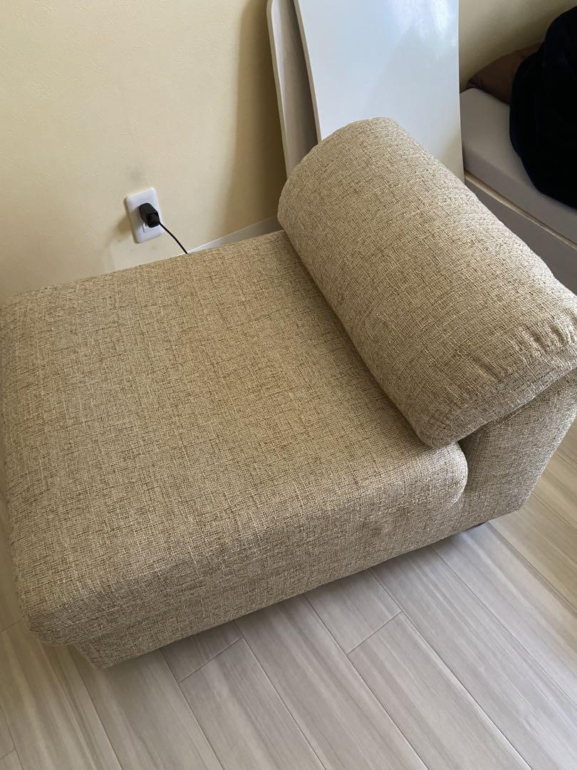 Tママ　【美品】タンスのゲン　オットマン　肘付き　肘なし２つ Tママ様専用 【美品】タンスのゲン オットマン 肘付き 肘なし2