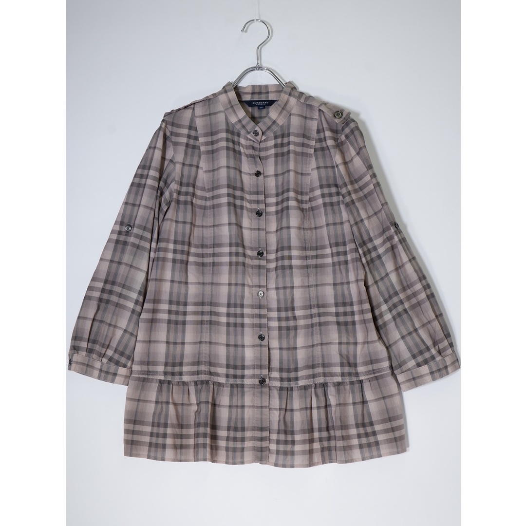 BURBERRY LONDON チュニック 38 シャツ　ブラウス BURBERRY BLUE LABEL - BURBERRY パフスリーブ フレア