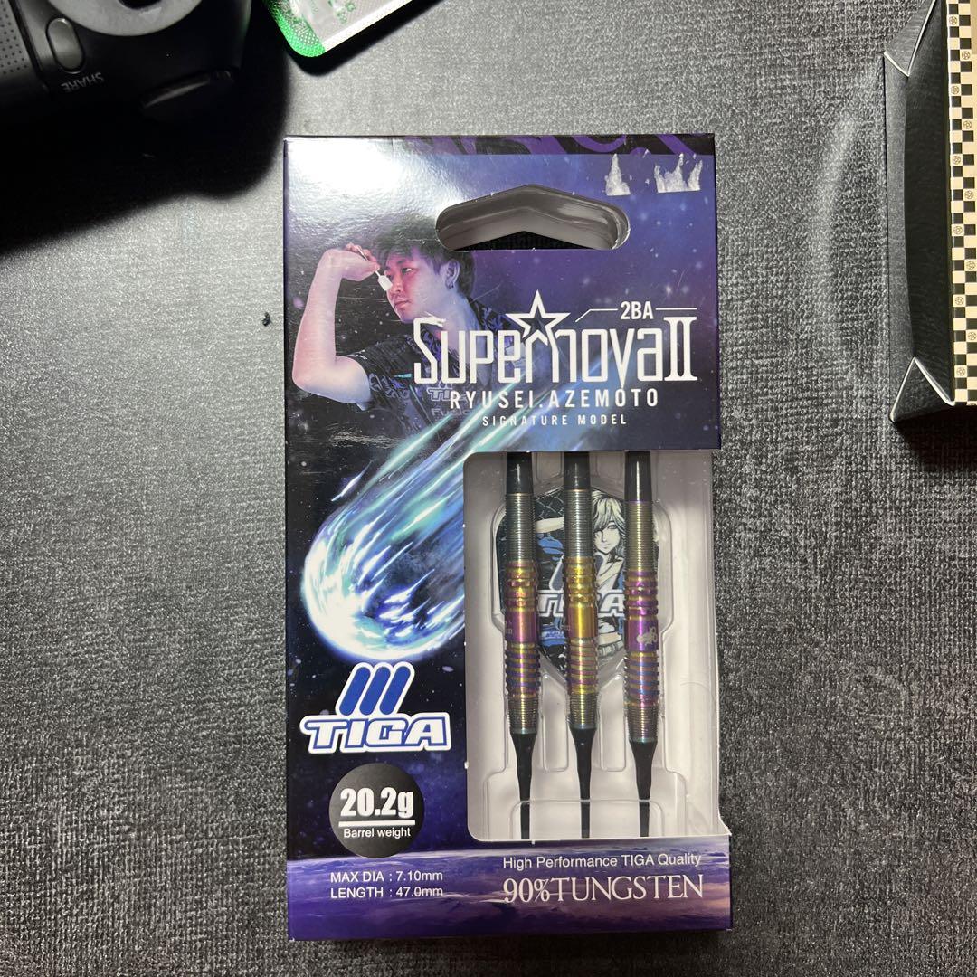 ダーツバレル　スーパーノヴァ2 ティガ】Supernova2 スーパーノヴァ2 スティール22.4g 畦元隆成