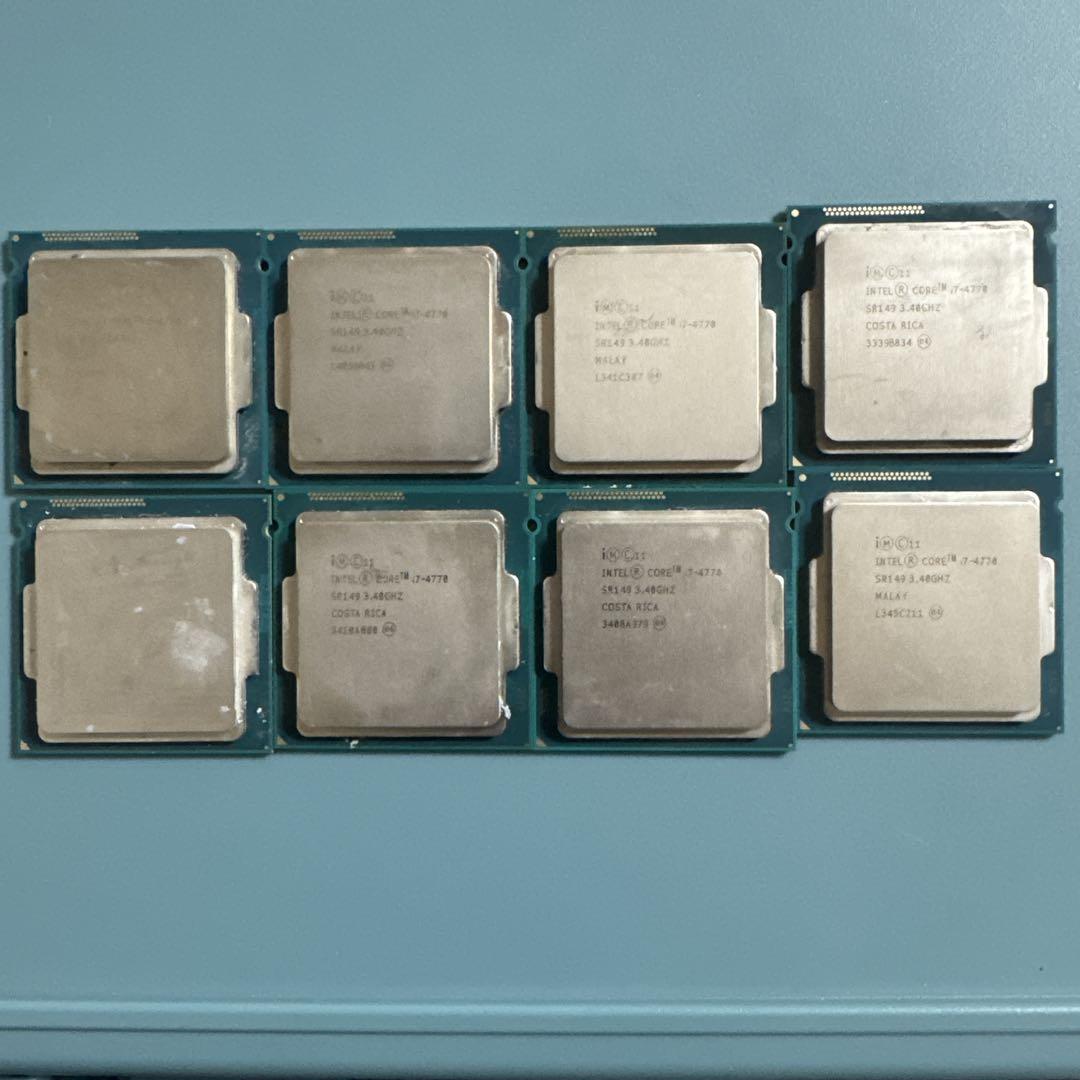 ファッション姫 通販 CPU core i7 4770 10枚セット（THIRDWAVE Prime and Diginnos Windowsデスクトップ