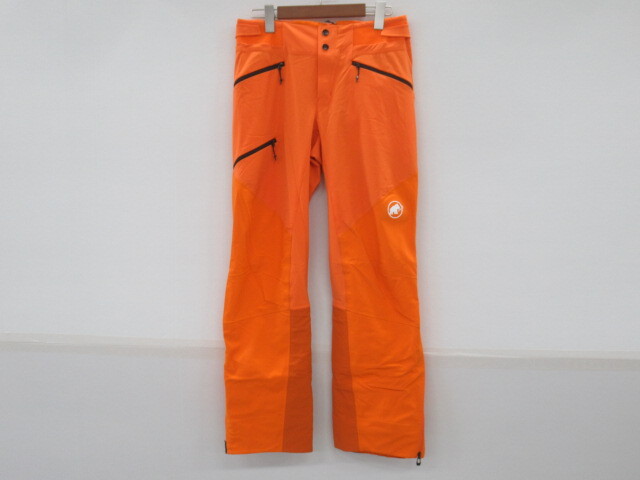 MAMMUT アイスフェルト ガイド ソフトシェル パンツ オレンジ 1021-00520 登山 035365016 MAMMUT アイスフェルト ガイド ソフトシェル パンツ オレンジ