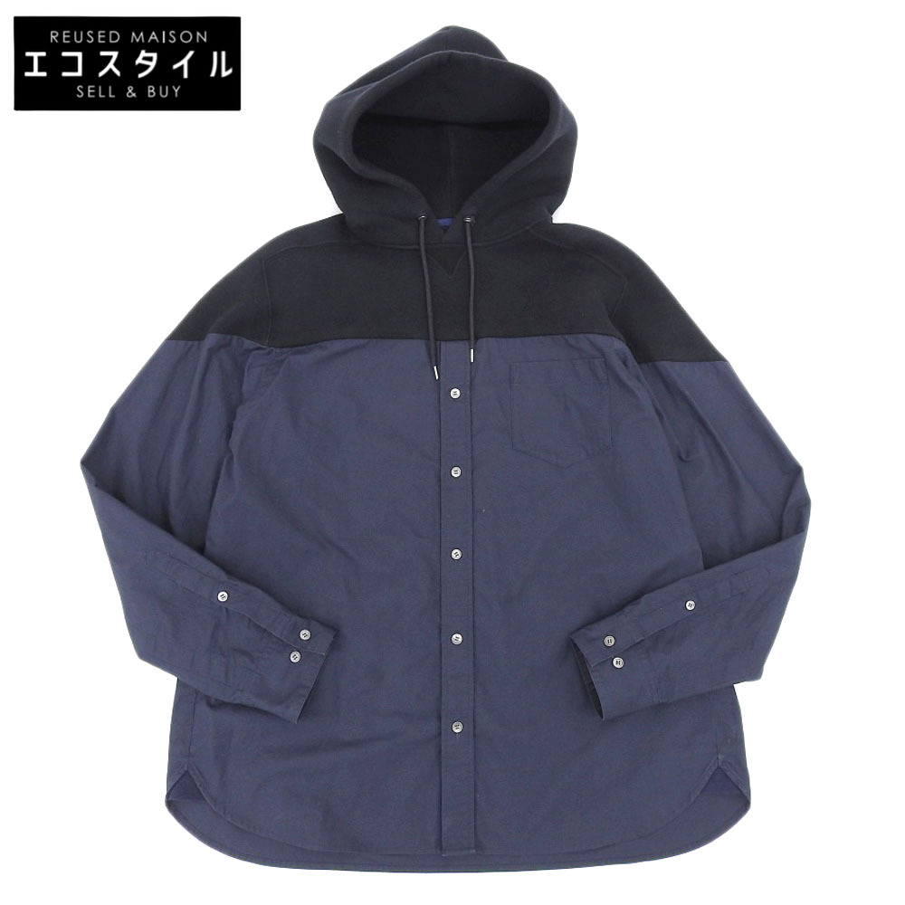 sacai サカイ sacai サカイ シャツ切り替え ドッキング COTTON