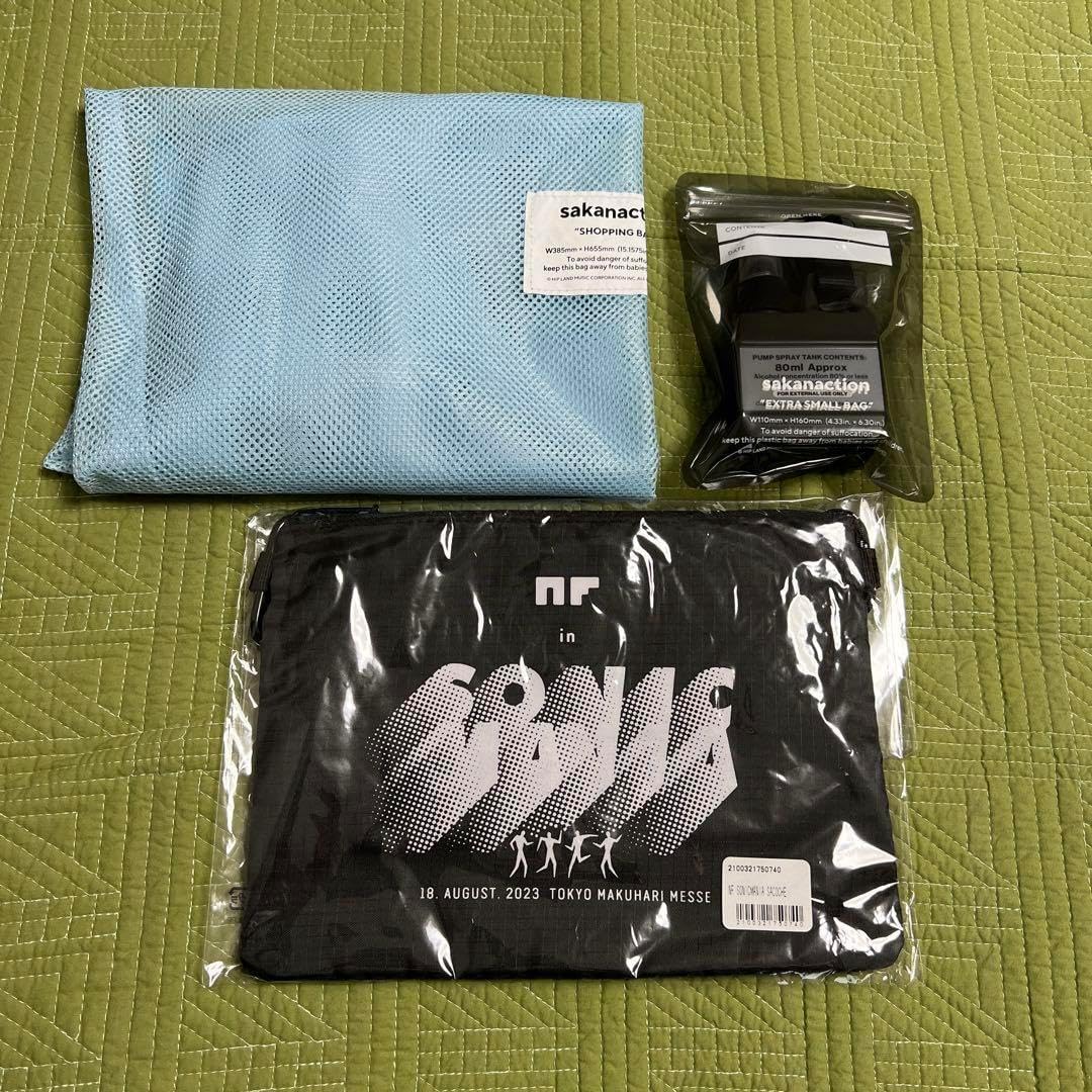 サカナクション　NF グッズ　サコッシュ　ボトル　エコバッグ　セット サカナクション NF グッズ サコッシュ ボトル エコバッグ セット