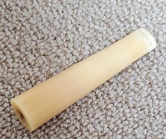 あっ!】レア マッコウクジラの歯 タバコパイプ 鯨工芸品