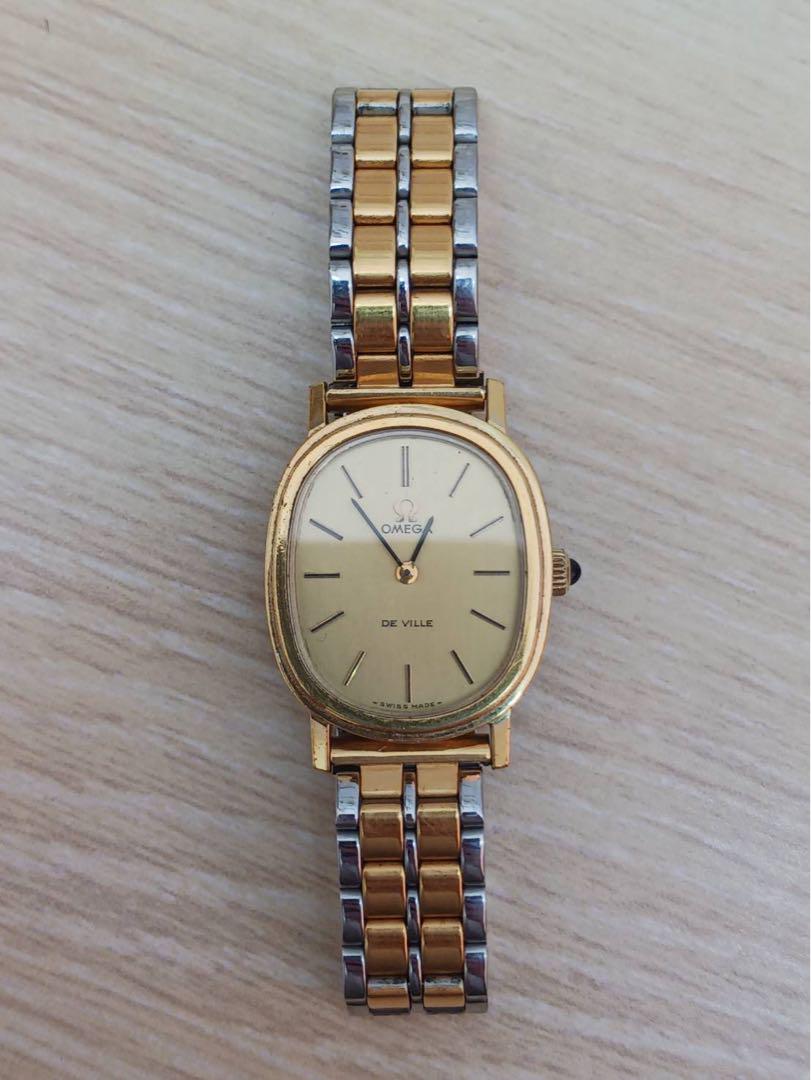 OMEGA De Ville オーバルケース 時計 中古 手巻き 不動（OMEGA