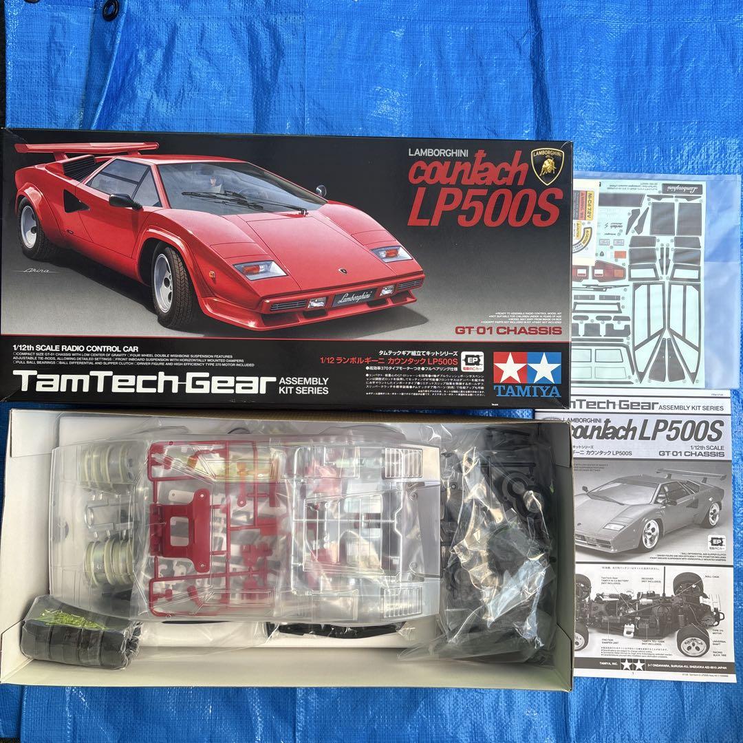 Tamiya ランボルギーニ カウンタック LP500S 1/12タムテックギア Tamiya ランボルギーニ カウンタック LP500S 1/12タムテックギア