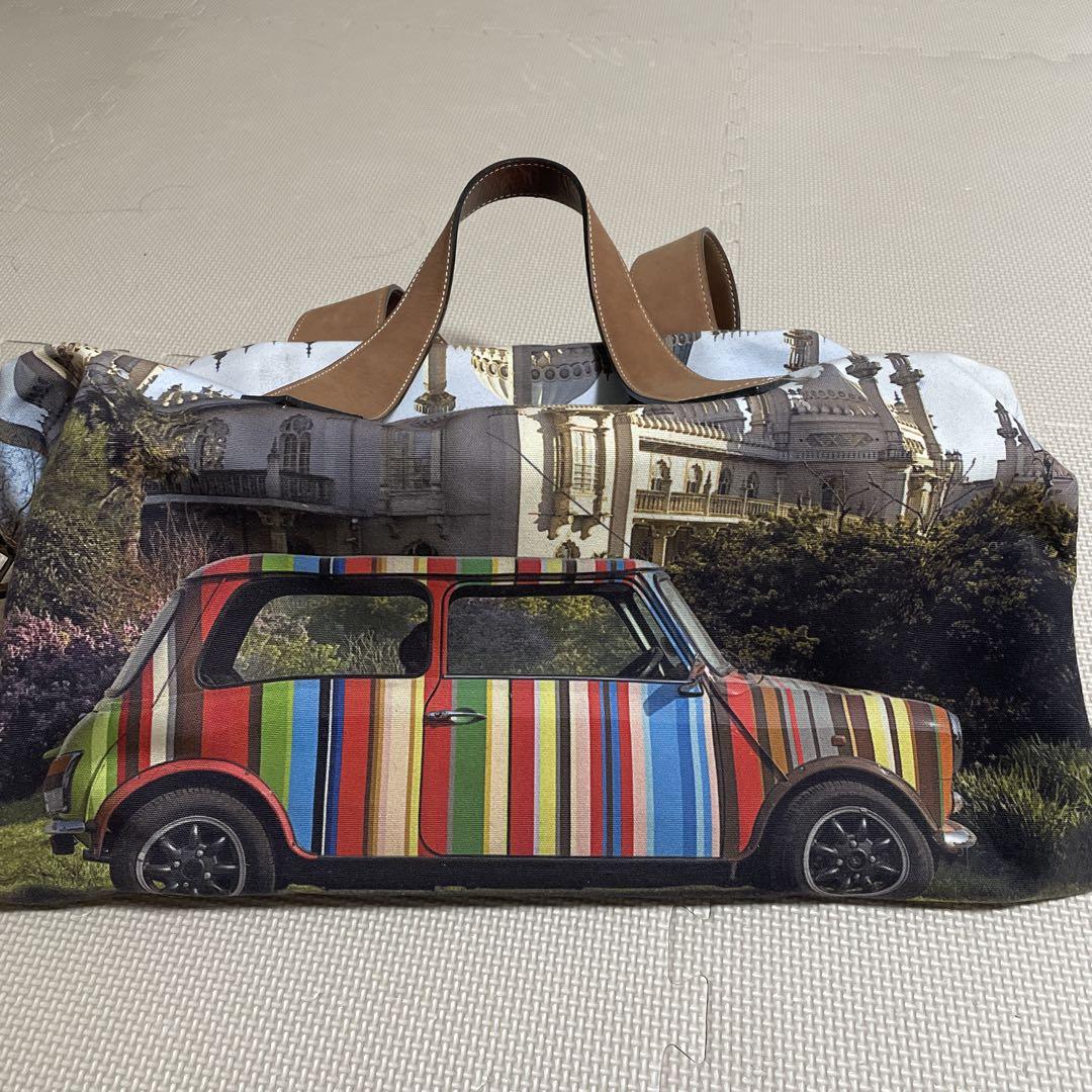 【希少】Paul Smith ボストンバッグ　ミニクーパー　大容量　キャンバス 希少】PaulSmith ポールスミス ミニクーパー ボストンバッグ メンズ