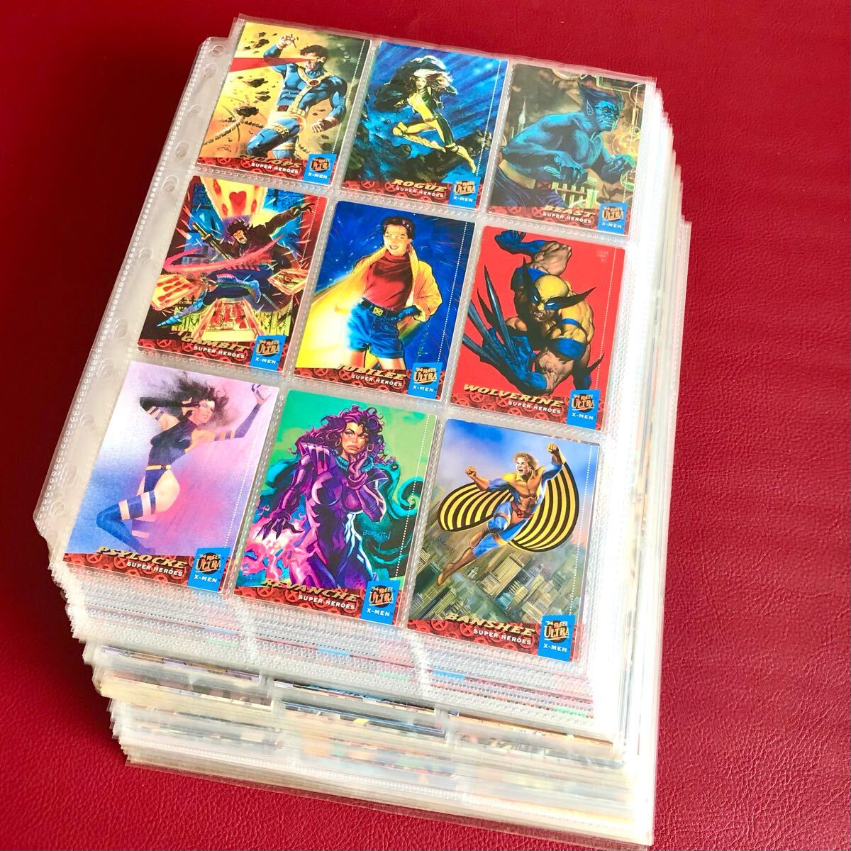 X-MEN MARVEL カード FLEER ULTRA SKY BOX 大量 X-MEN カード 大量 被りなし FLEER ULTRA SKY BOX MARVEL 当時物