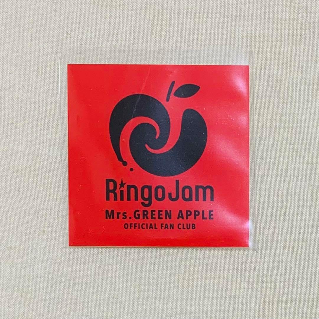 Mrs.GREEN APPLE FC限定ステッカー　Ringo Jam 赤 Mrs.GREEN APPLE Ringo Jam 公式ファンクラブステッカー（Mrs