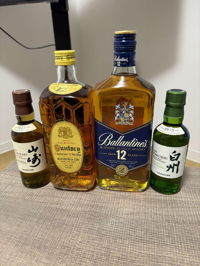 山崎　白州　知多　ミニボトル15本セット サントリーウィスキー 山崎・白州・知多ミニボトル（NV