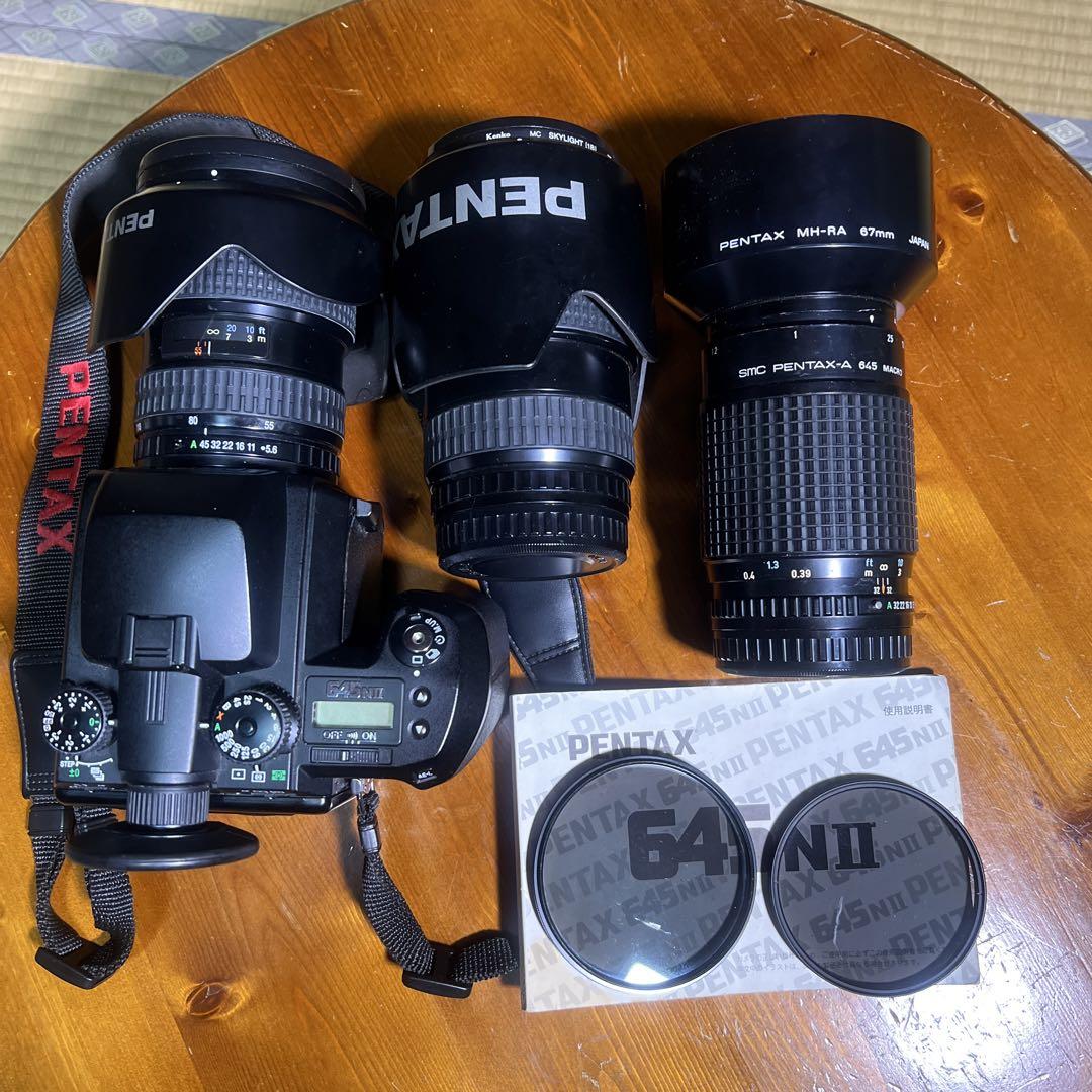 PENTAX645NⅡ & ズームレンズ3本 & 付属品等 2025年最新】Yahoo!オークション -pentax 645 niiの中古品・新品