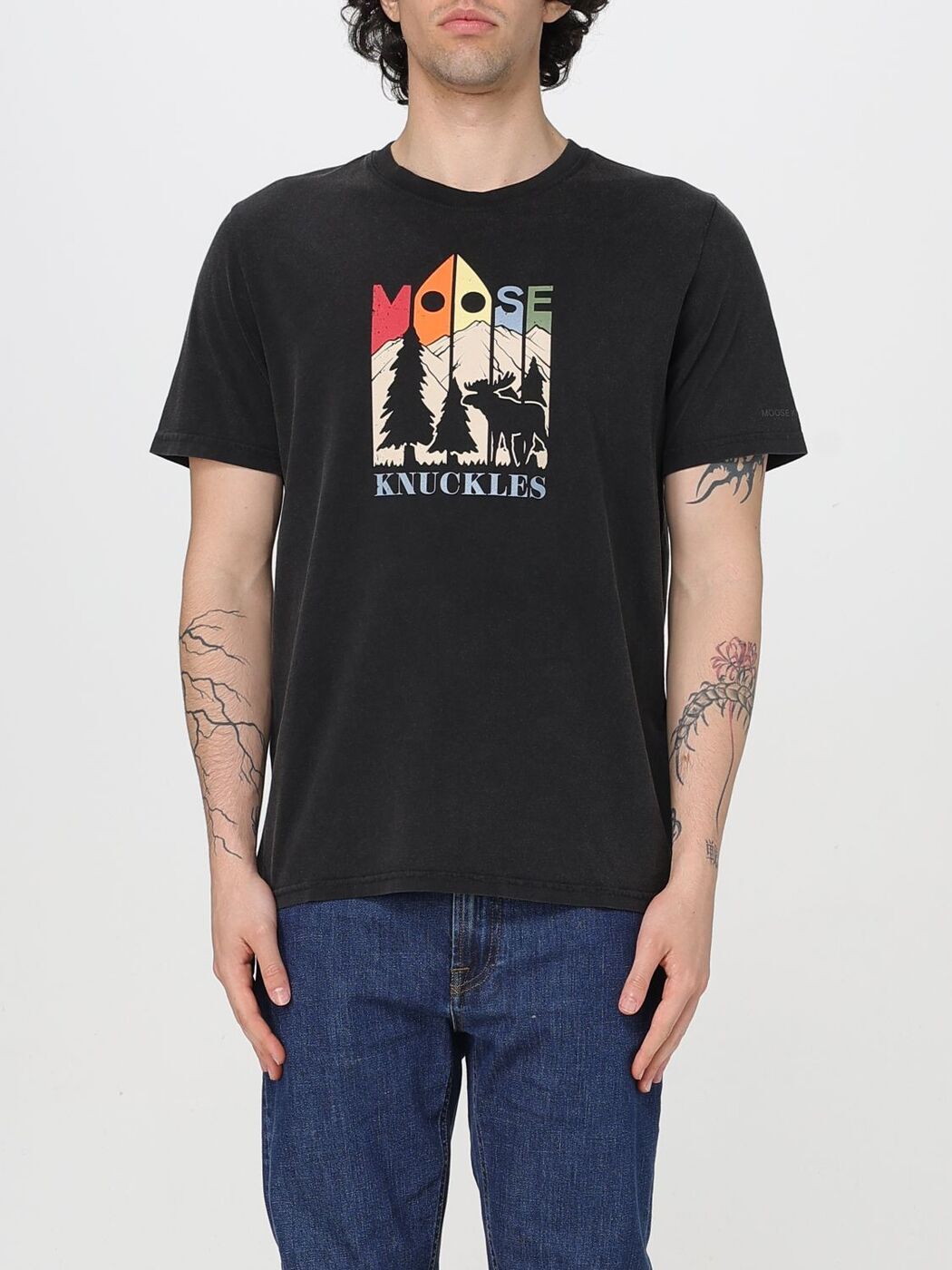★送料関税込★MOOSE KNUCKLES AUGUSTINE コットンTシャツ Augustine T-Shirt White | Moose Knuckles | EQVVS