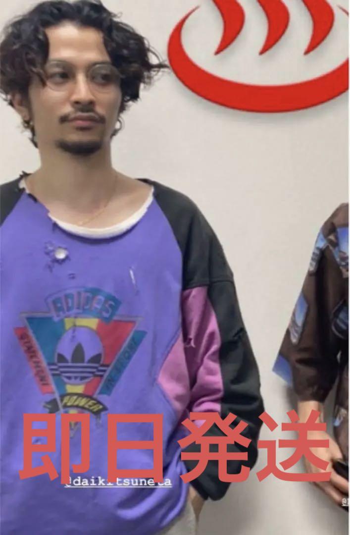 〈早い者勝ち・一点物〉adidasダメージトレーナー　noil　常田大希　L SUPERSTAR「adidas atmos SST DAIKI TSUNETA」発売決定！ | KING GNU