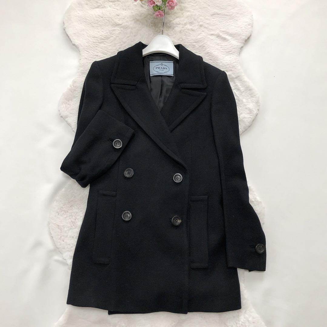◆PRADA◆ダブルブレストのPコート PRADA - プラダ PRADA コート ピーコート ダブルブレスト
