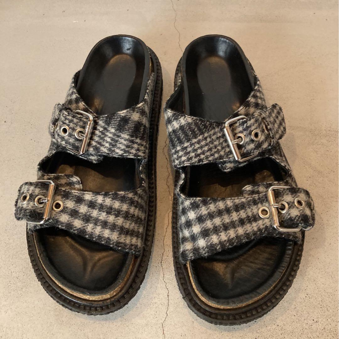 ISABEL MARANT イザベルマラン　フランネル　チュニックサンダル　41 ISABEL MARANT イザベルマラン フランネル チュニックサンダル